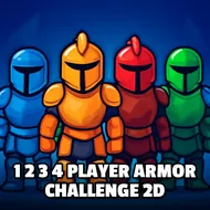 1 2 3 4 Player Armor Challenge 2D - Upgradeable Tanks game
