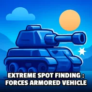 Extreme Spot Finding : Forces Armored Vehicle - Upgradeable Tanks game