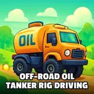 Off-road Oil Tanker Rig Driving - City Siege game